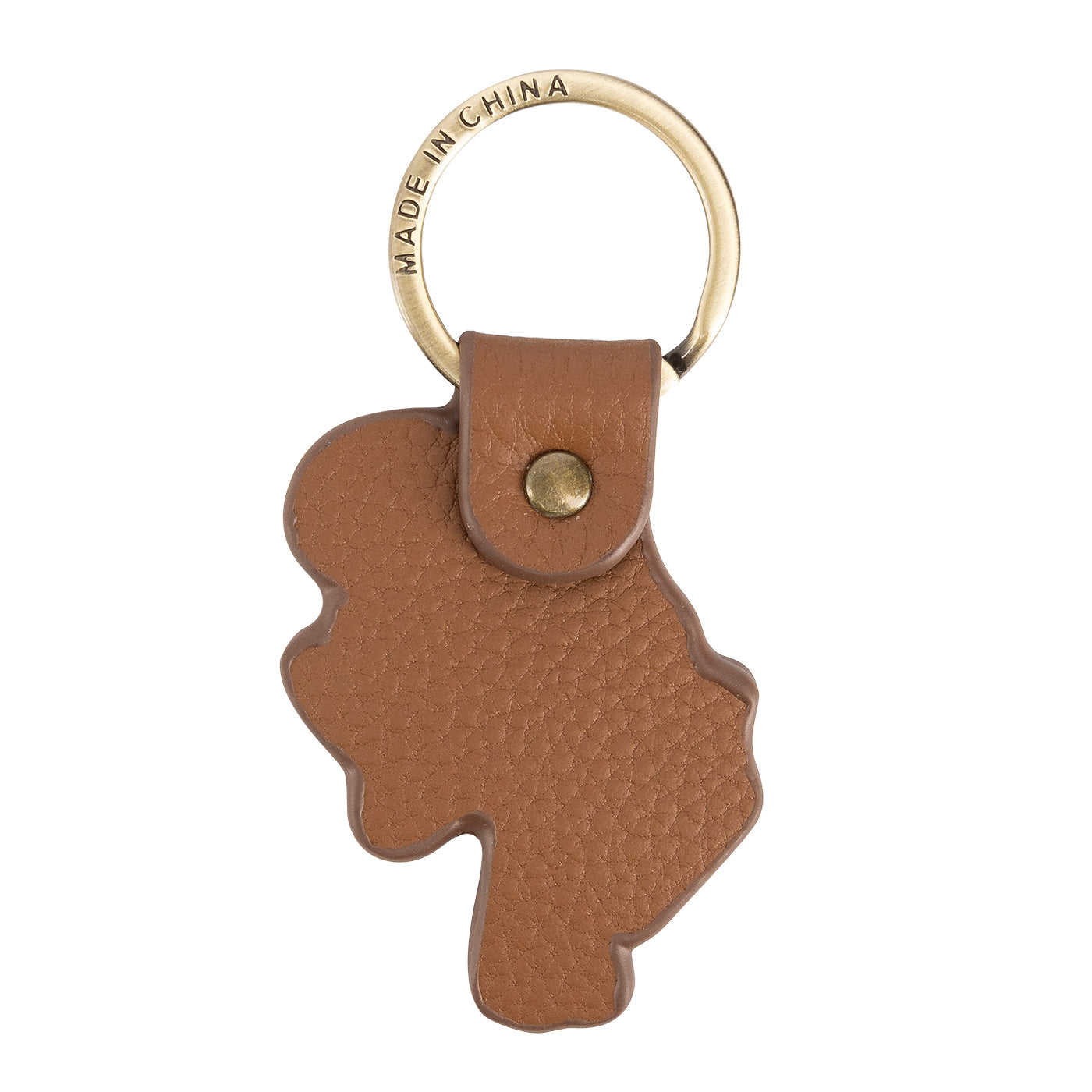 Ford Bucking Bronco Leather Keychain