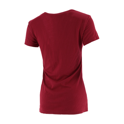 Red t-shirt on a white background