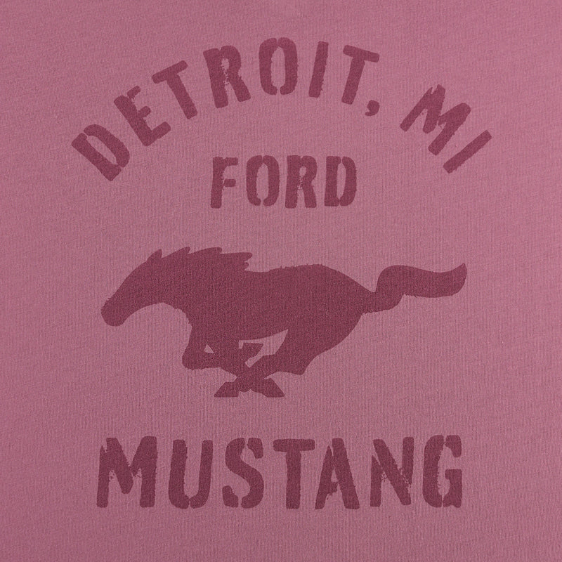 Ford Mustang Women's Vintage Logo V-Neck T-Shirt