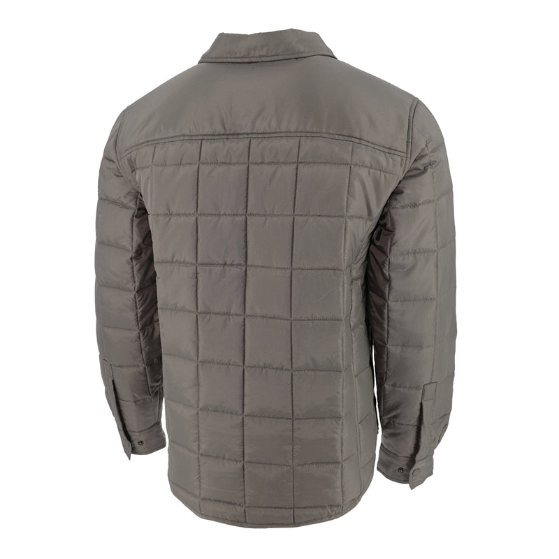 Ford Bronco Men's Box Quilted Shirt Jacket - Back View