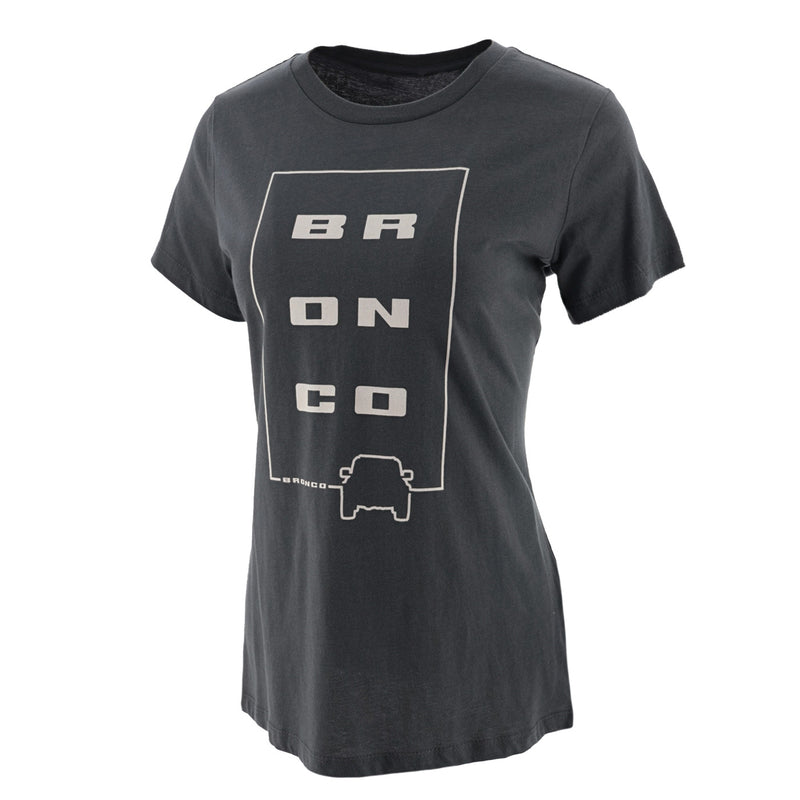 Ford Bronco Women's Bronco Line Art T-Shirt - Front View
