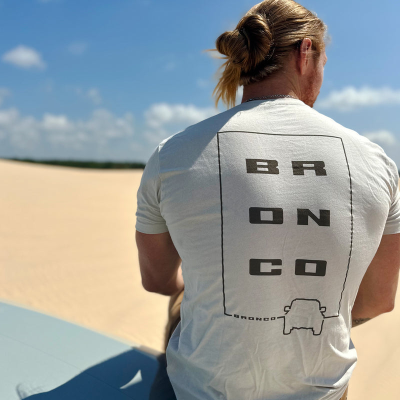 Ford Bronco Men's Bronco Line Art T-Shirt - Lifestyle