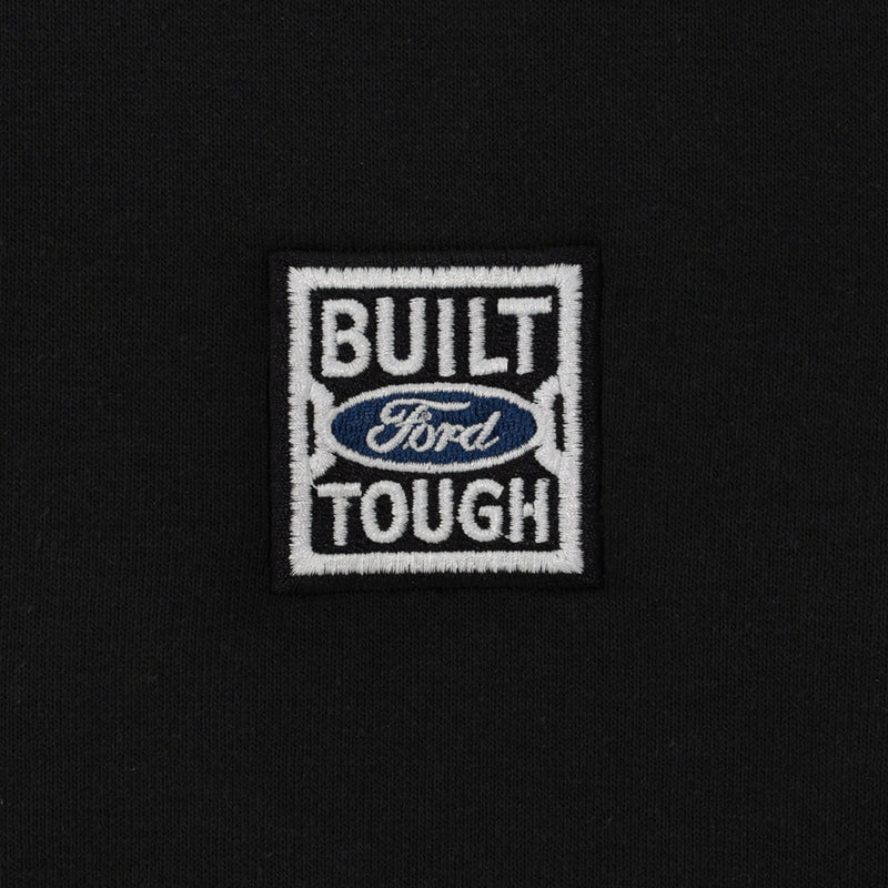 Ford Trucks Built Ford Tough Carhartt 1/4 Zip Mock Neck Sweatshirt - Close Up