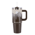 Ford Bronco Stainless Steel Tumbler with Handle - Front View