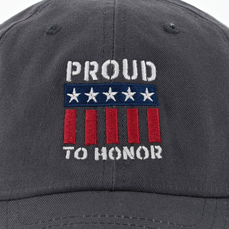Ford Proud to Honor Stars and Stripes Snapback Hat - Close Up