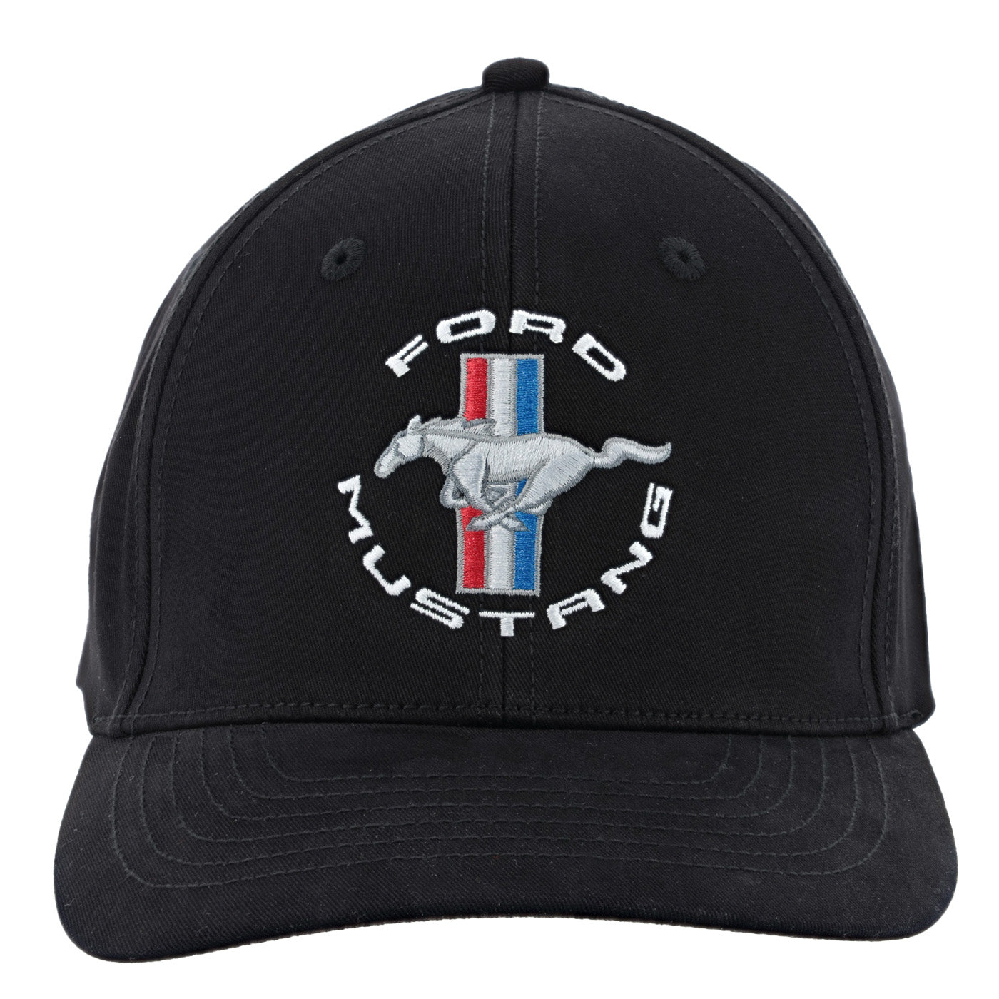 Ford Mustang Tri-Bar Snapback Hat - Close Up