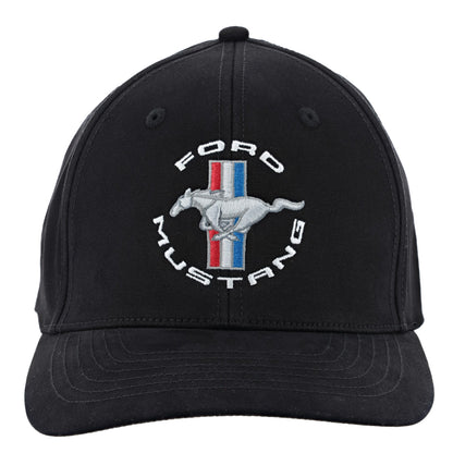 Ford Mustang Tri-Bar Snapback Hat - Close Up
