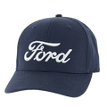 Ford Logo Men's Script 3D Embroidery Slideback Hat - Front View