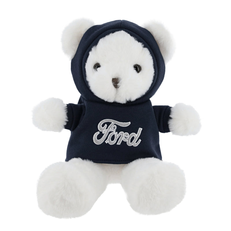 Ford Logo Script Hoodie Plush Bear - Front View