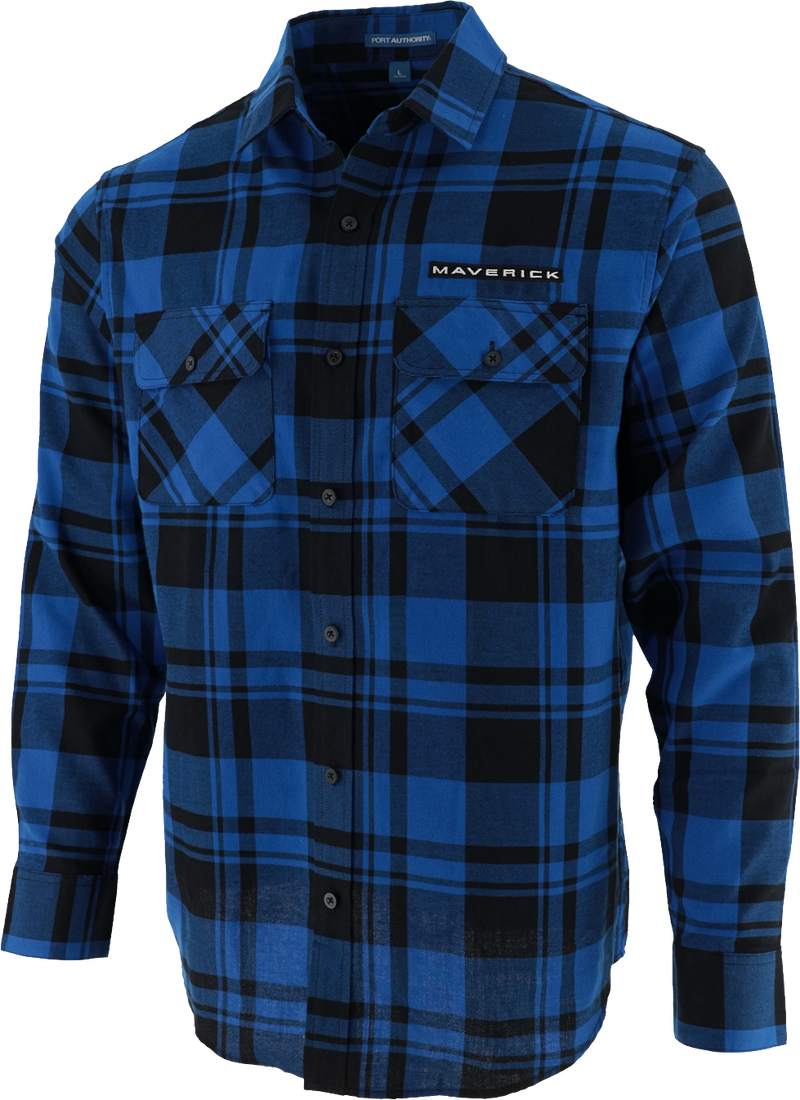 Ford Maverick Men's Plaid Shirt - Front View