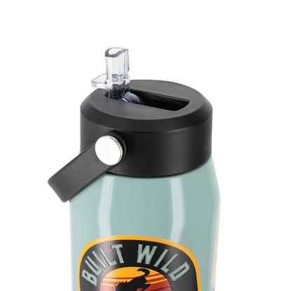Ford Bronco 24oz Patches Teal Stainless Steel Tumbler