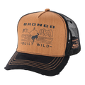 Ford Bronco Built Wild Distressed Canvas Trucker Hat