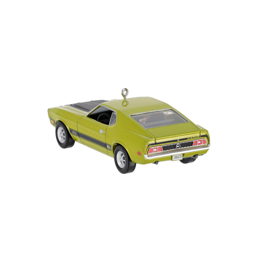 2023 Classic American Cars #33rd, 1973 Ford Mustang Mach 1 Hallmark  Christmas Ornament - Hooked on Hallmark Ornaments