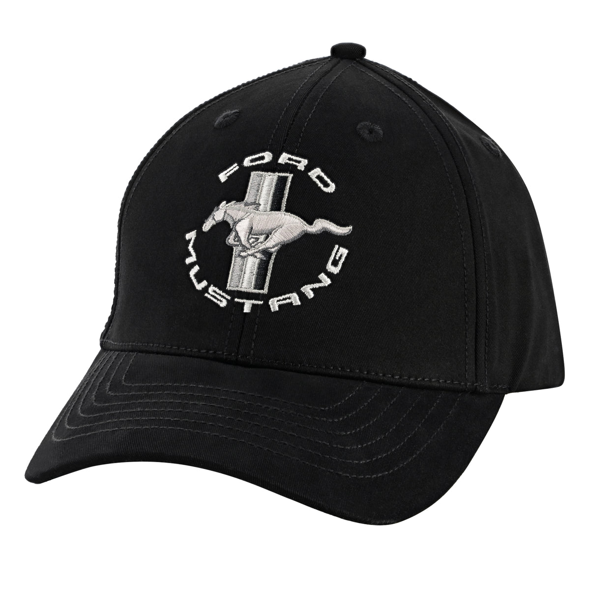 Ford Mustang Tonal Tri Bar Hat Official Ford Merchandise