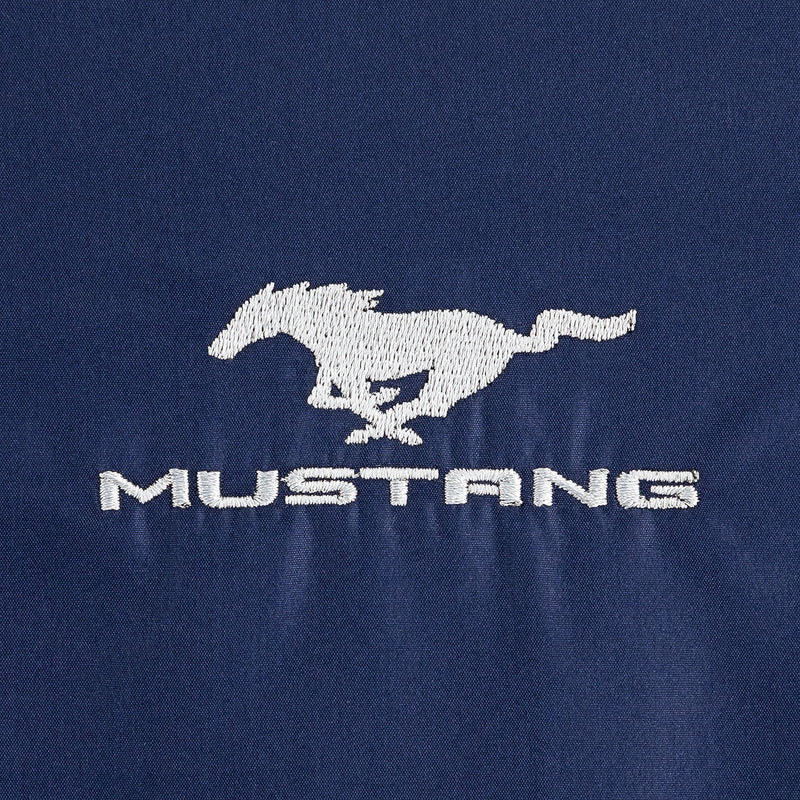 Ford Mustang Logo Women's Packable Hooded Windbreaker Jacket