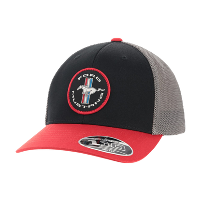 Ford Mustang Stretch Snap Trucker Hat Official Ford Merchandise