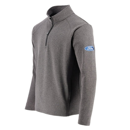 Ford Oval Logo Mens Long Sleeve Performance Quarter Zip