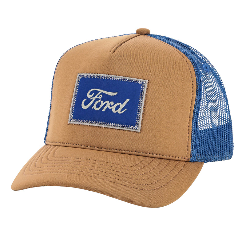 Ford Script Logo Square Patch Hat
