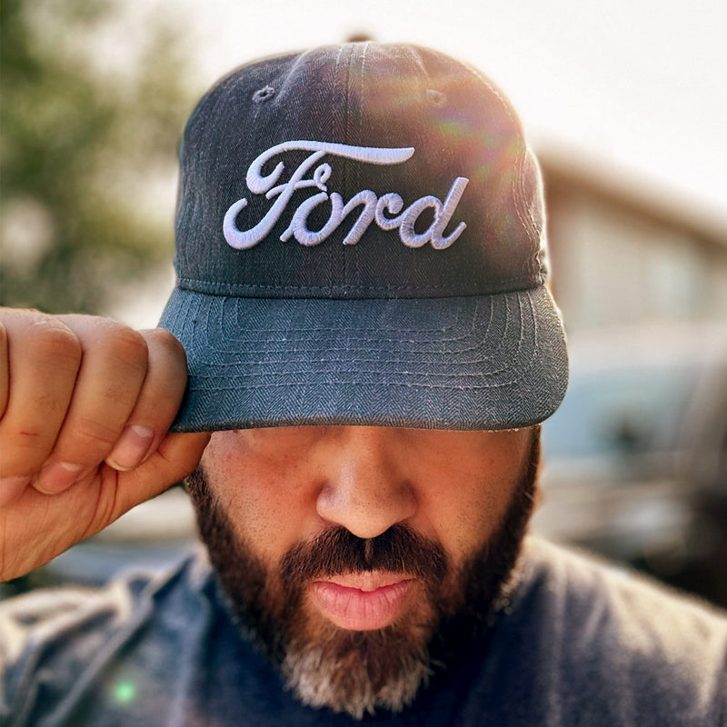 Ford Logo 3D Charcoal Hat