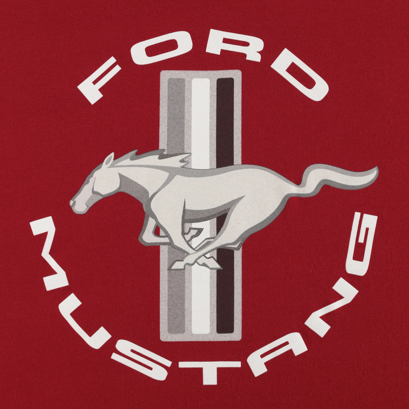 Ford Mustang Men's Tribar Greyscale T-Shirt