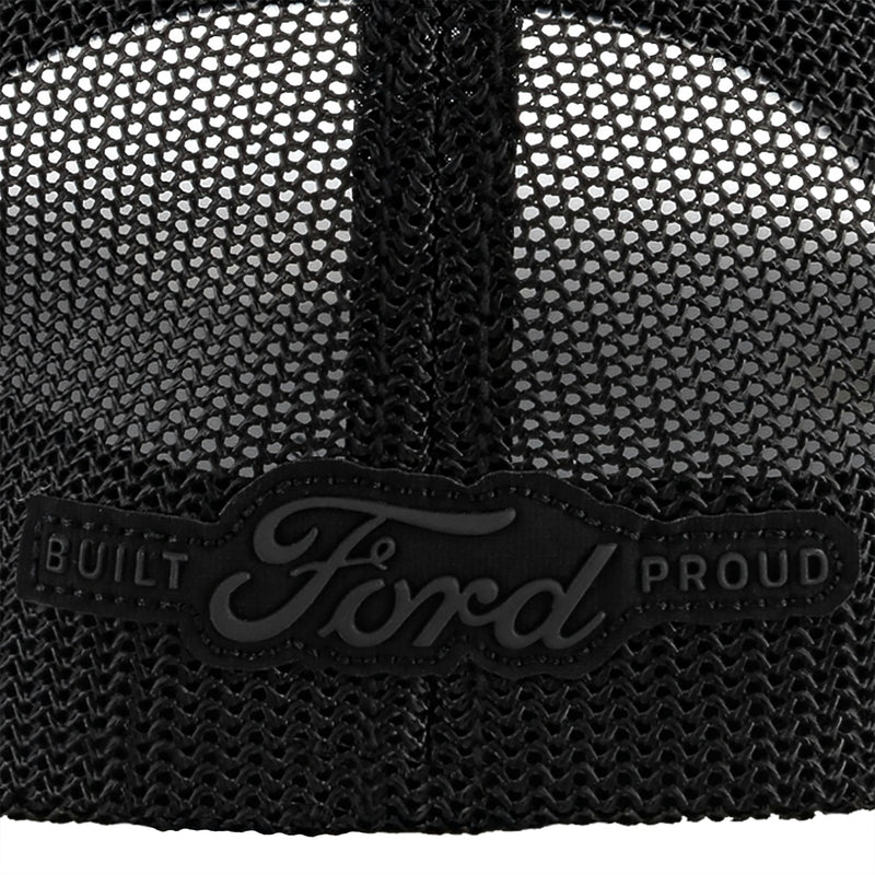 Ford Logo Black Reflective Stretch Fit Hat