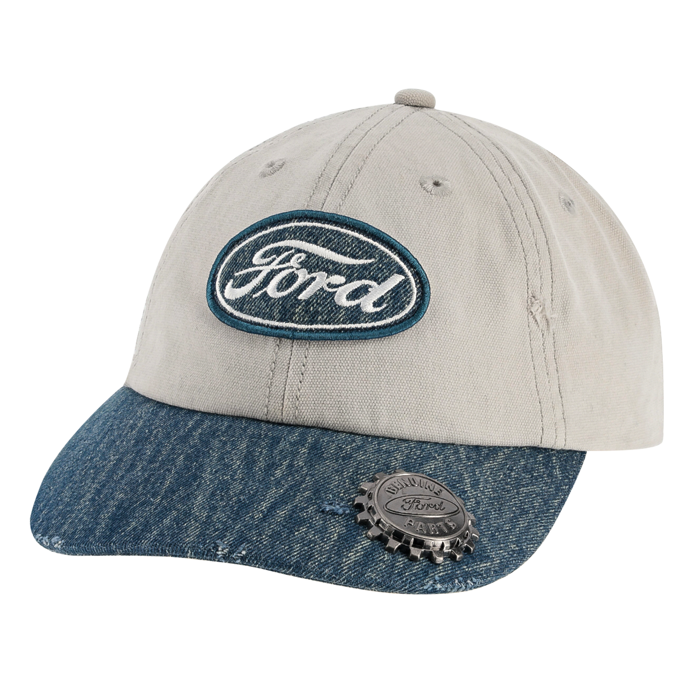 Genuine Ford Parts Vintage Bottle Cap Slide Back Hat