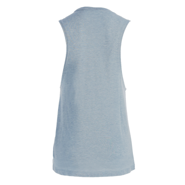 Ford Script Logo Light Blue Womens Razor Back T Shirt