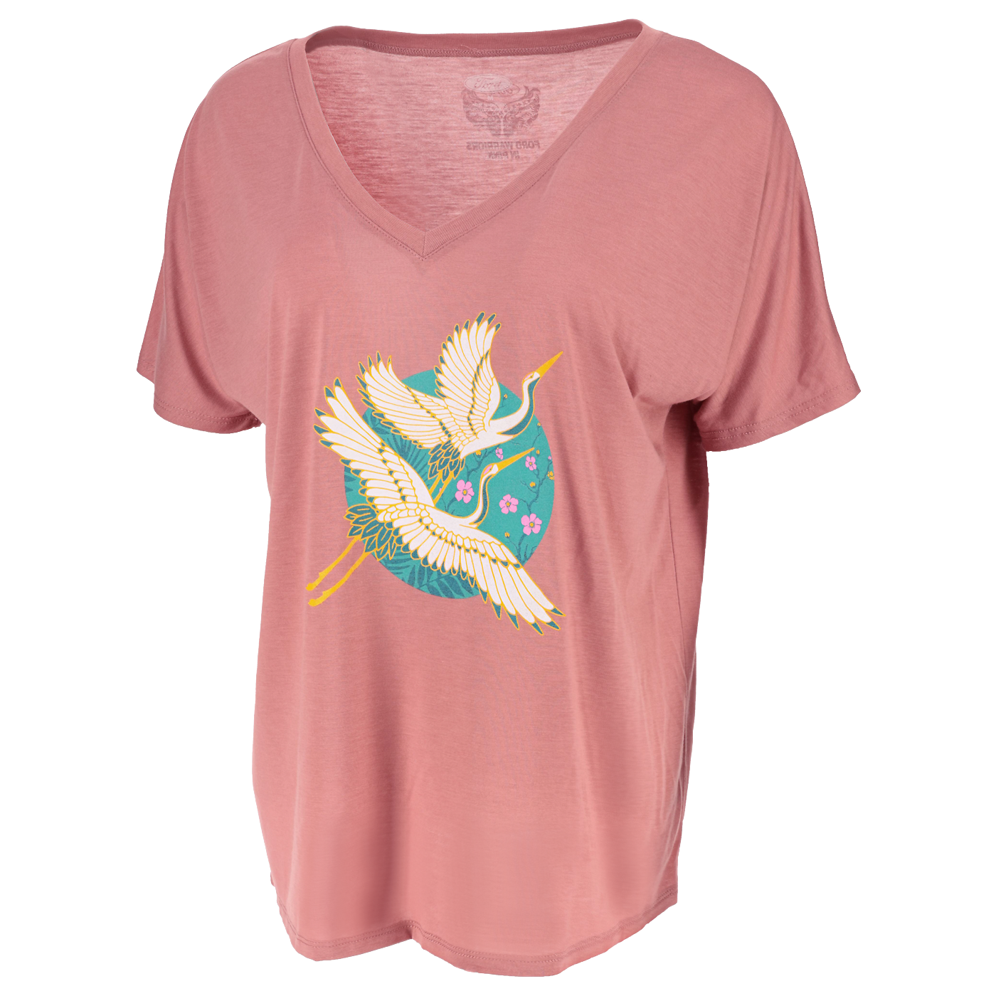 Ford Warrior's In Pink Women's Take Flight V-Neck T-Shirt