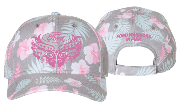 Ford Warrior's In Pink Tropical Print Hat