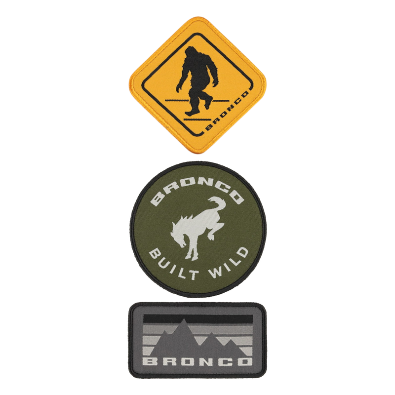 Ford Bronco 3 Pack Patch Set