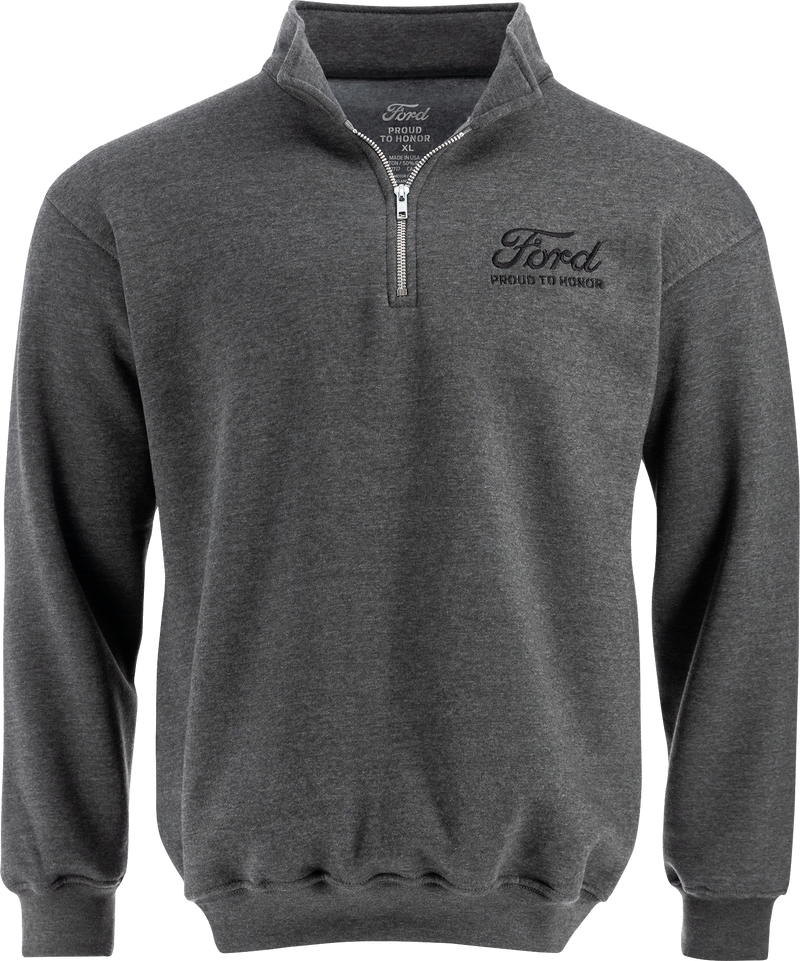 Ford Proud To Honor Men's Ford Script Logo 1/4-Zip Pullover