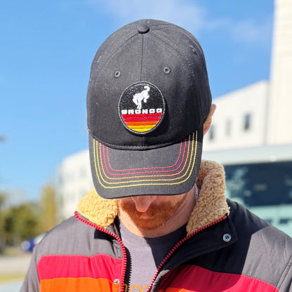 Ford Bronco Free Wheeling Striped Patch Snapback Hat