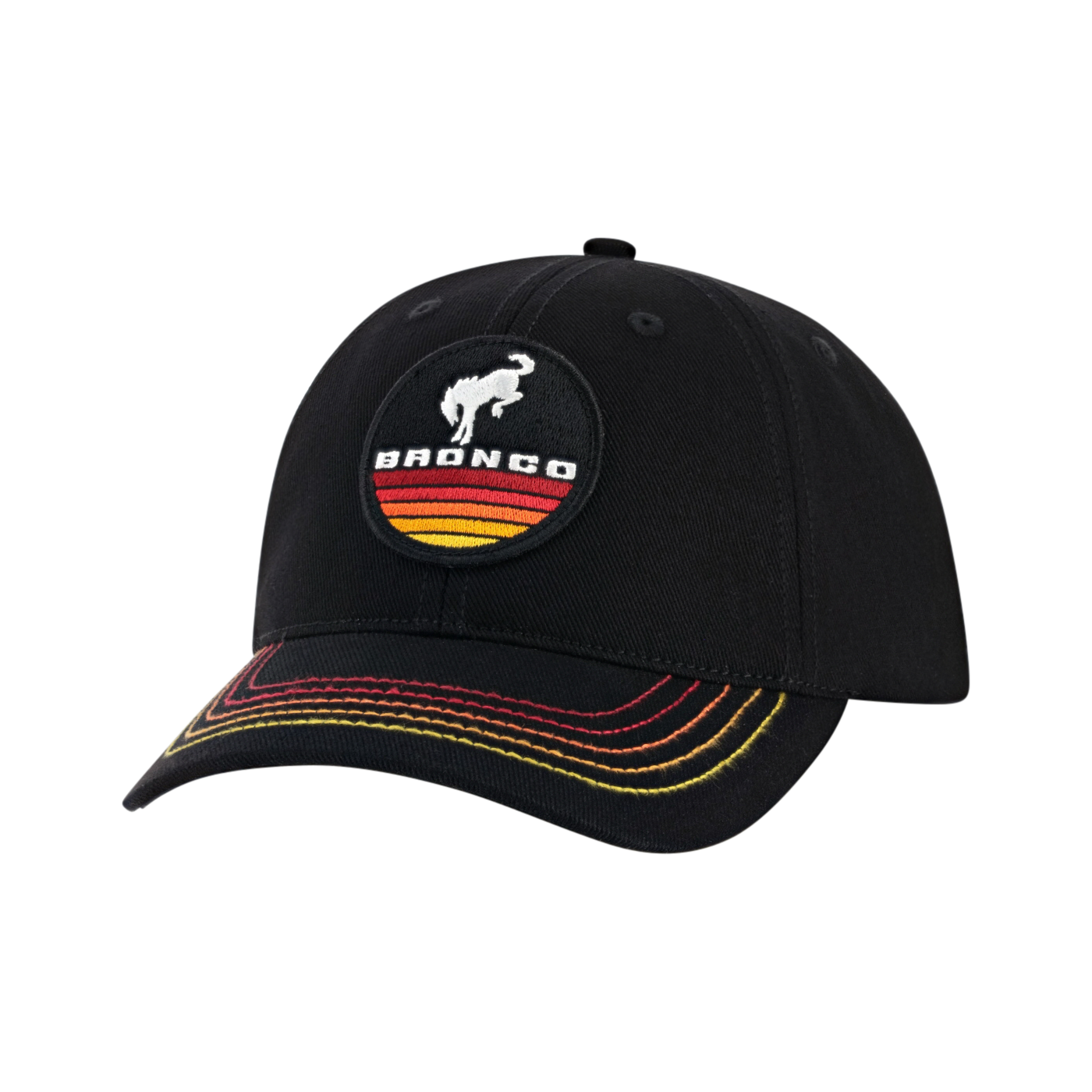 Ford Bronco Free Wheeling Striped Patch Snapback Hat