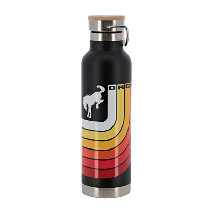 Ford Bronco Free Wheeling 18oz Striped Stainless Steel Water Bottle