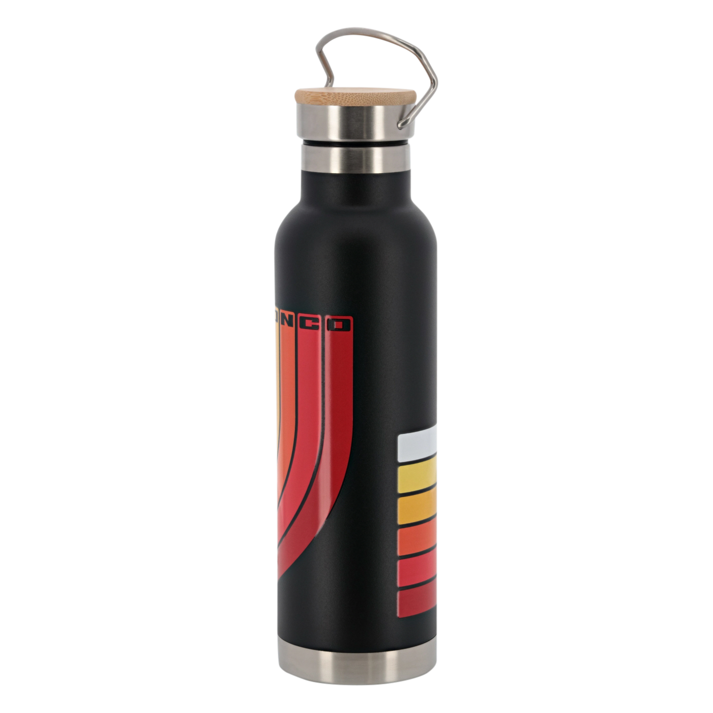 Ford Bronco Free Wheeling 18oz Striped Stainless Steel Water Bottle