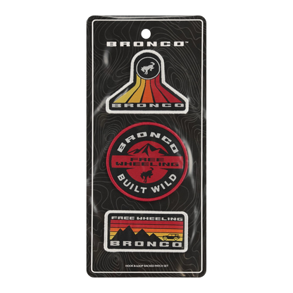 Ford Bronco Free Wheeling 3pc Patch Set