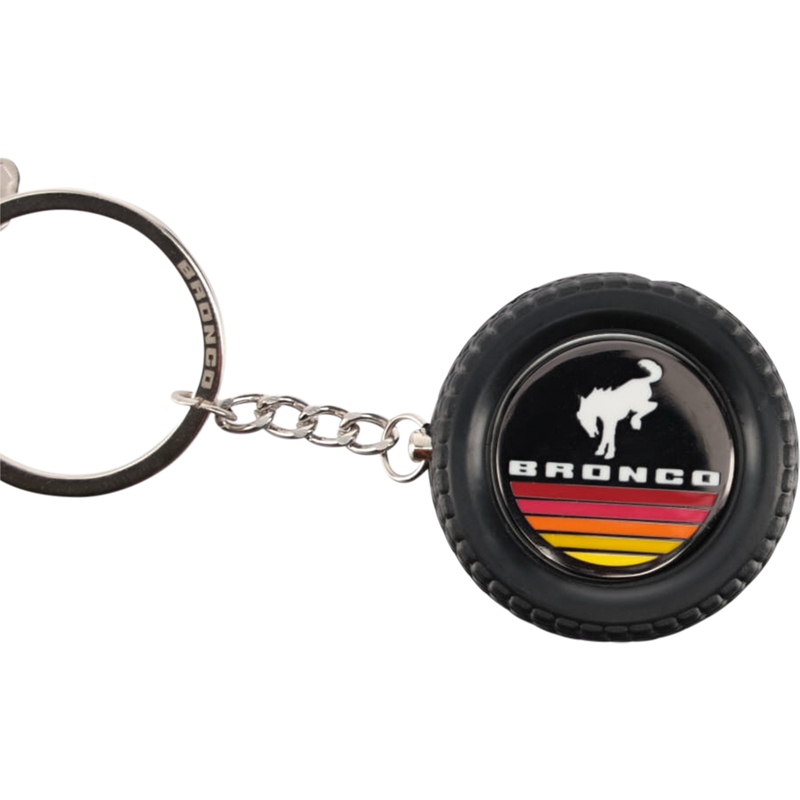 Ford Bronco Free Wheeling Tire Keychain