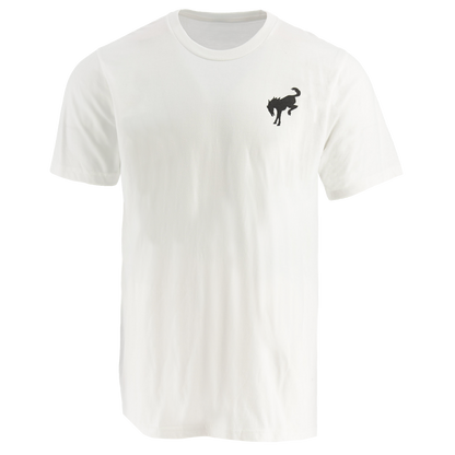Ford Bronco Free Wheeling Retro White Mens T-Shirt
