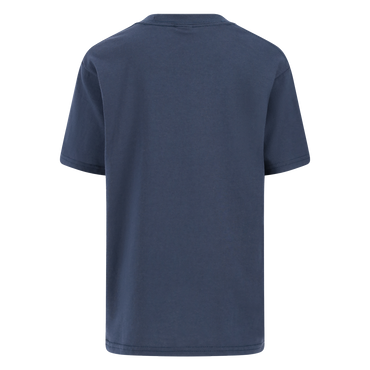 Ford Mustang Red Graphic Navy Blue Youth Short Sleeve T Shirt