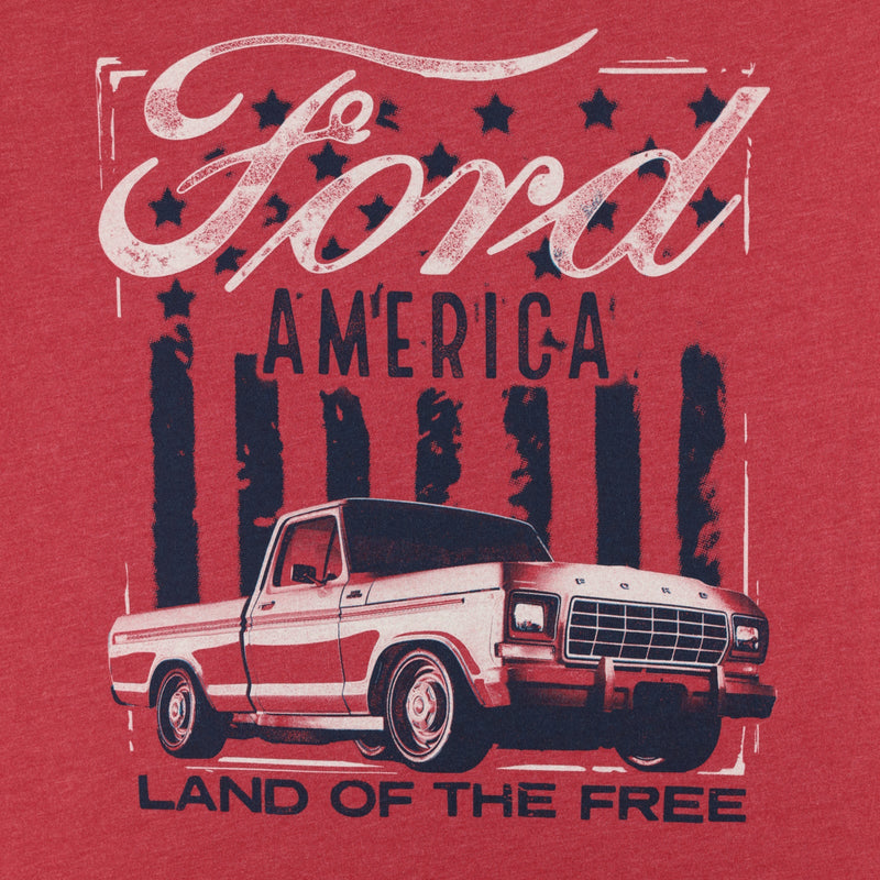 Ford Trucks Land Of The Free Men's T-Shirt