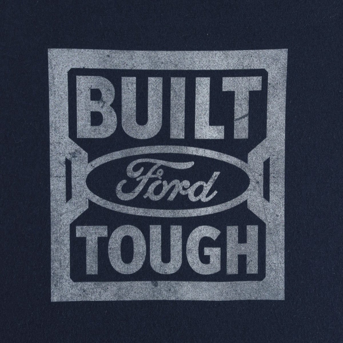 built ford tough logo on a navy blue background