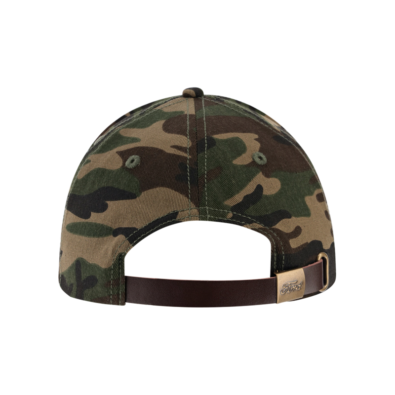 Ford BFT Camo Leather Patch Hat