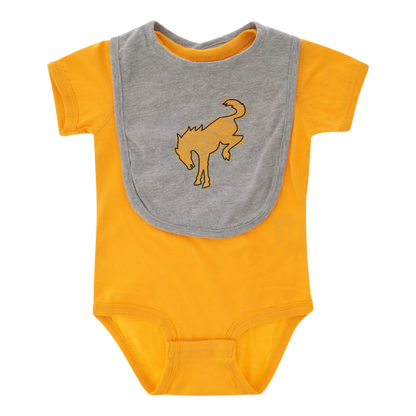 Ford B is for Bronco 2pc Yellow Baby Bodysuit & Bib Set