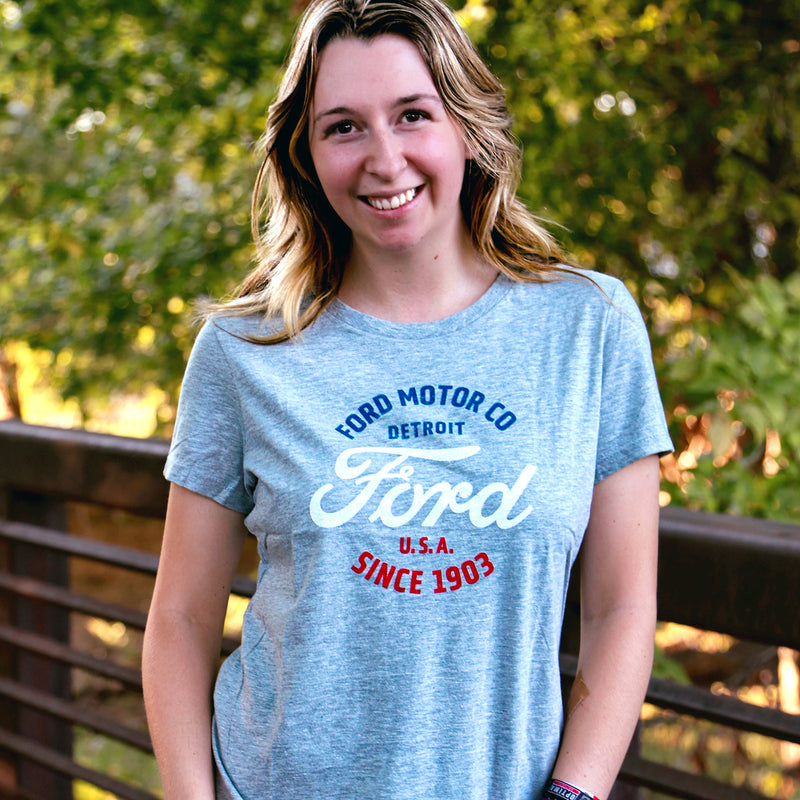 Ford Motor Co. Red, White, Blue Women's T-Shirt