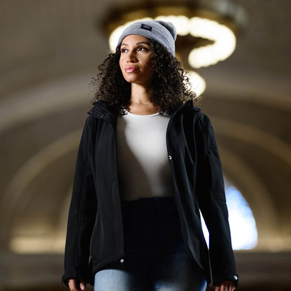 Ford Womens Blackout Softshell Fleece Jacket