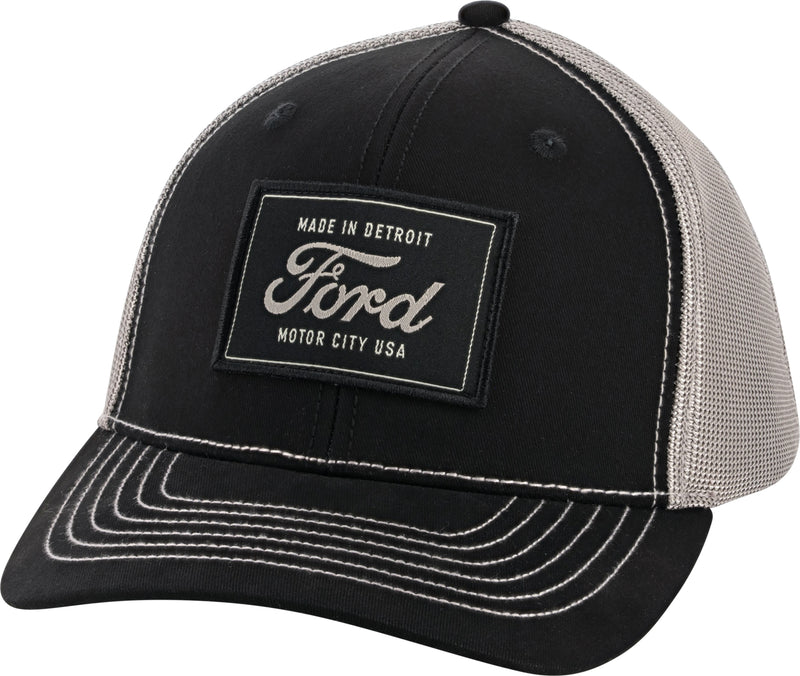 Ford Logo Motor City USA Patch Hat