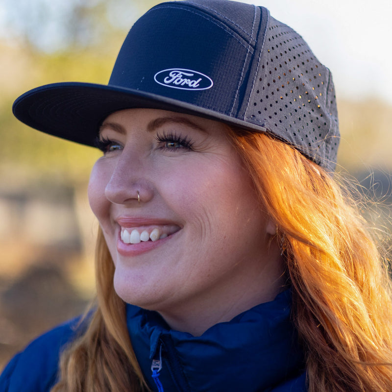 Ford Logo Silicone Oval Stretch Fit Hat