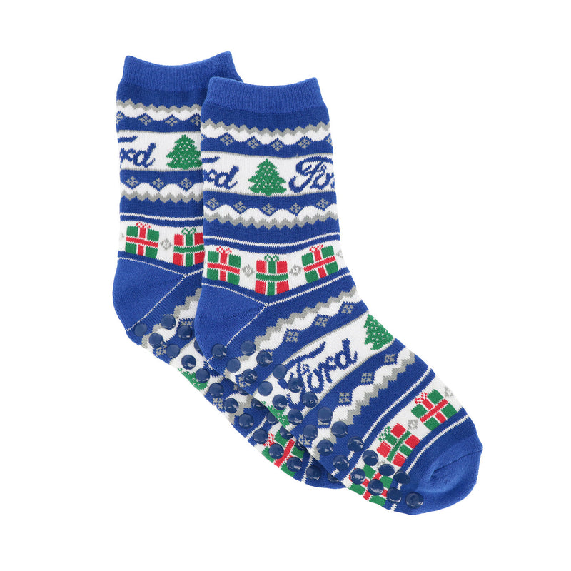 Ford Logo Holiday 2024 Socks