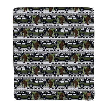 Ford Bronco 50" x 60" Holiday Sherpa Blanket