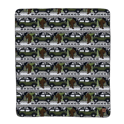 Ford Bronco 50" x 60" Holiday Sherpa Blanket